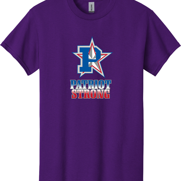 Full Color Short Sleeve Patriots Strong Tee Shirt