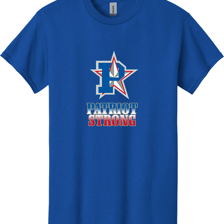 Full Color Short Sleeve Patriots Strong Tee Shirt